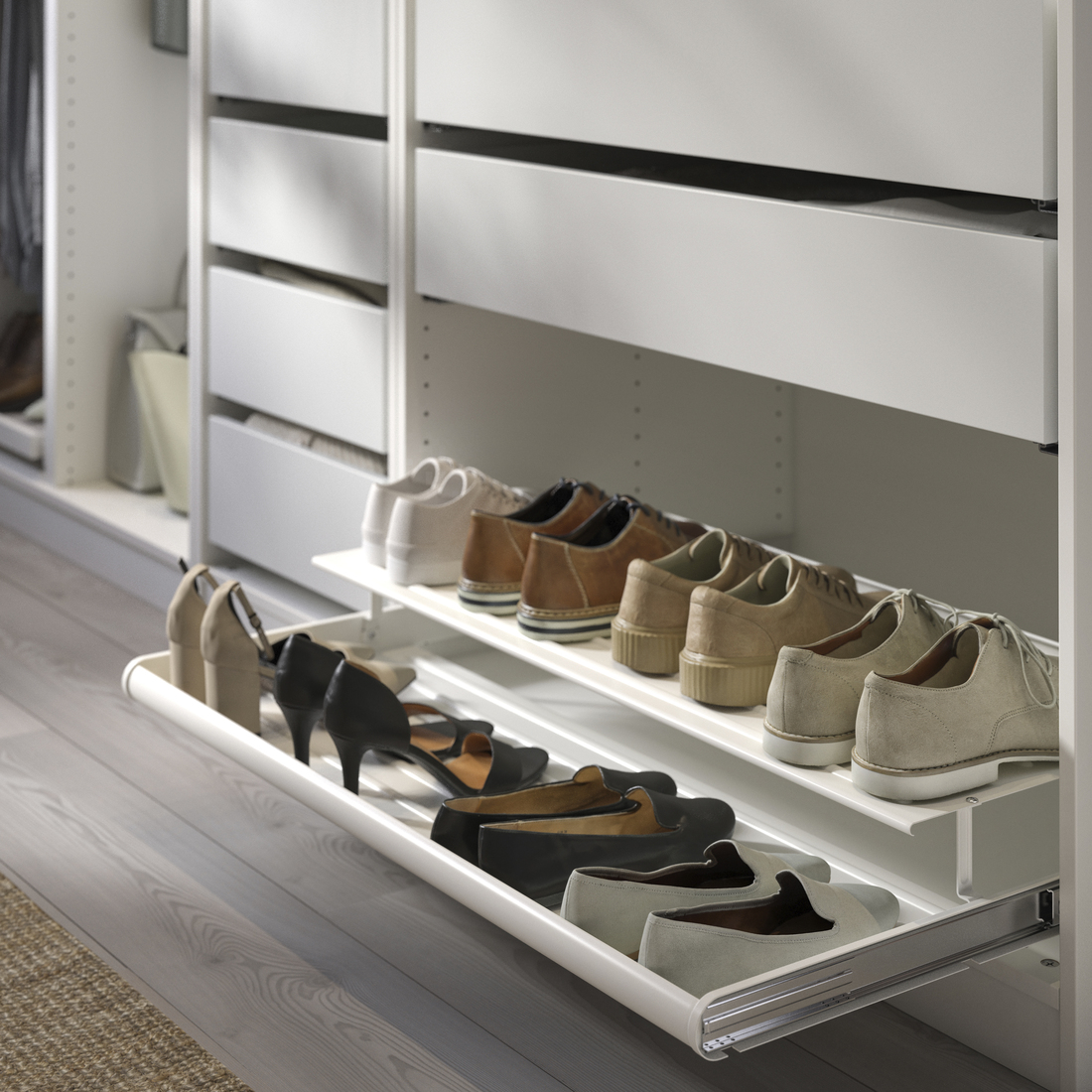 KOMPLEMENT, pull-out shoe shelf. 4 of 4 open dialog