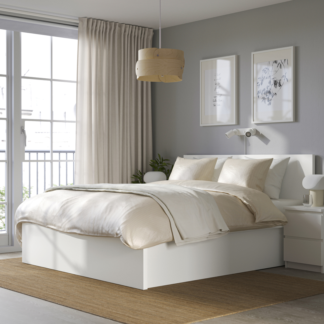 MALM, Ottoman bed. 2 of 6 open dialog