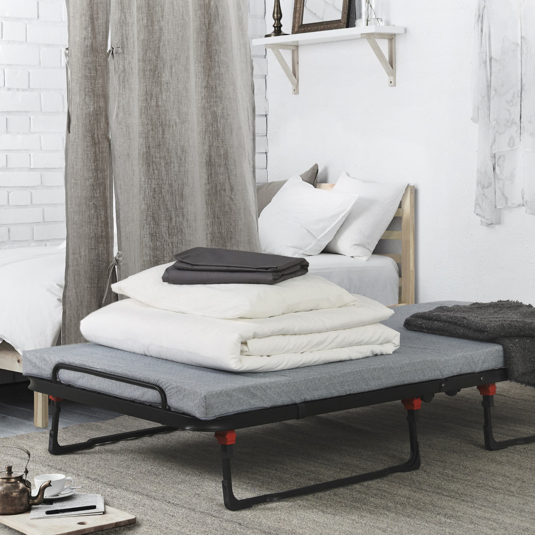 NORRUDDEN, cama extra. 4 de 8 abrir diálogo