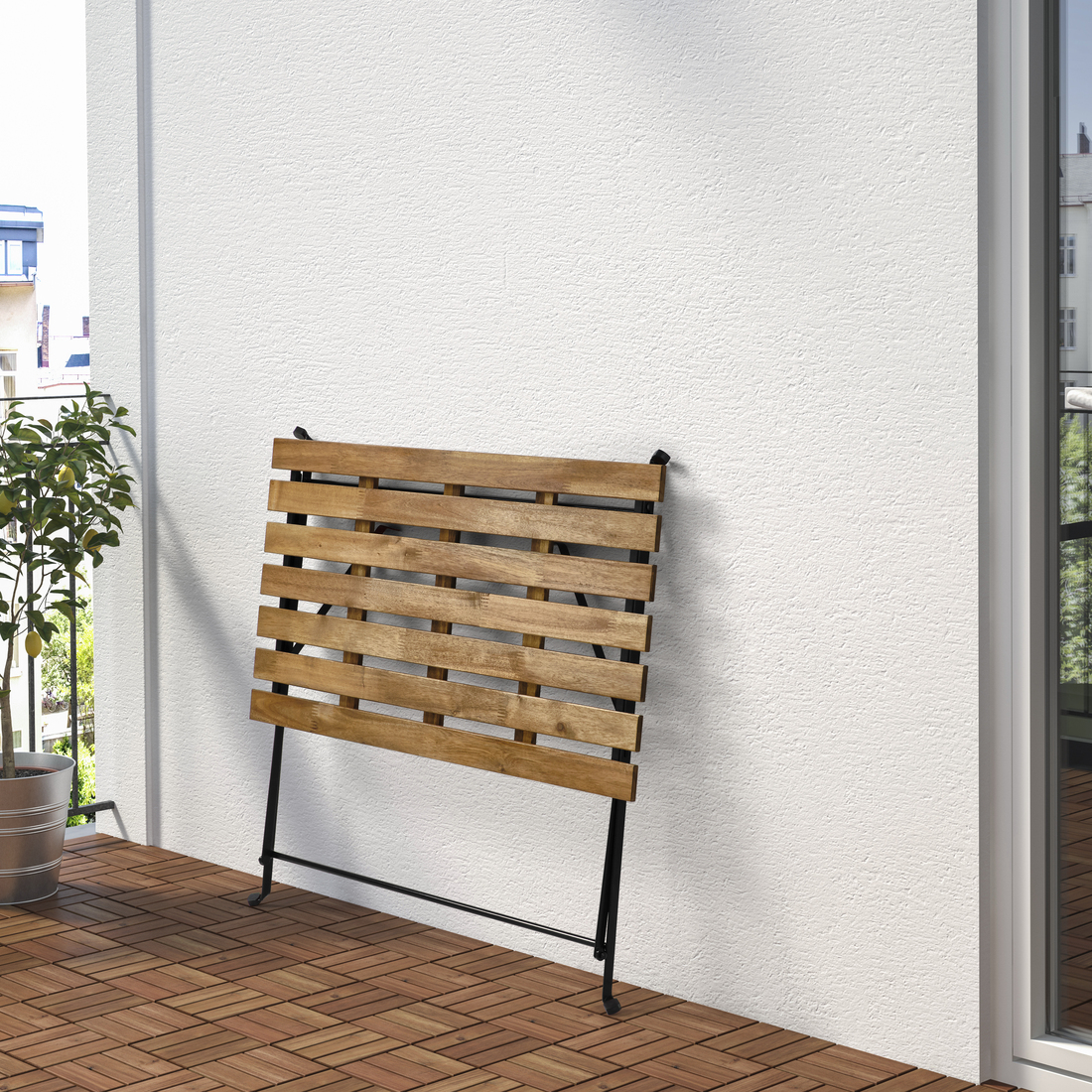 TÄRNÖ, mesa plegable exterior. 2 de 6 abrir diálogo