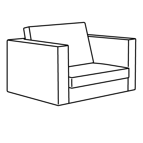 SALTSJÖBADEN armazón, sillón 