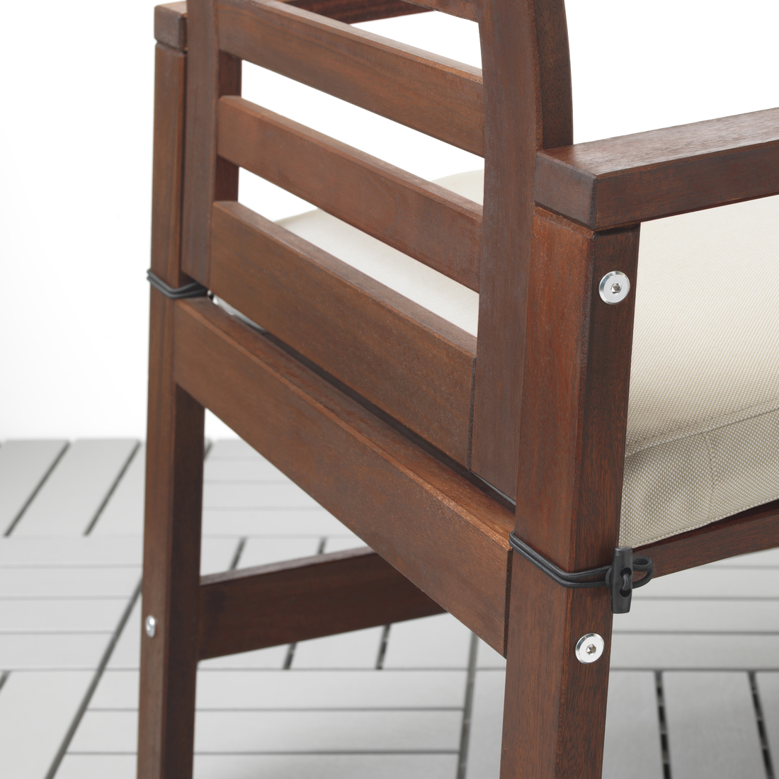FRÖSÖN / DUVHOLMEN, cojín para silla, exterior. 2 de 4 abrir diálogo