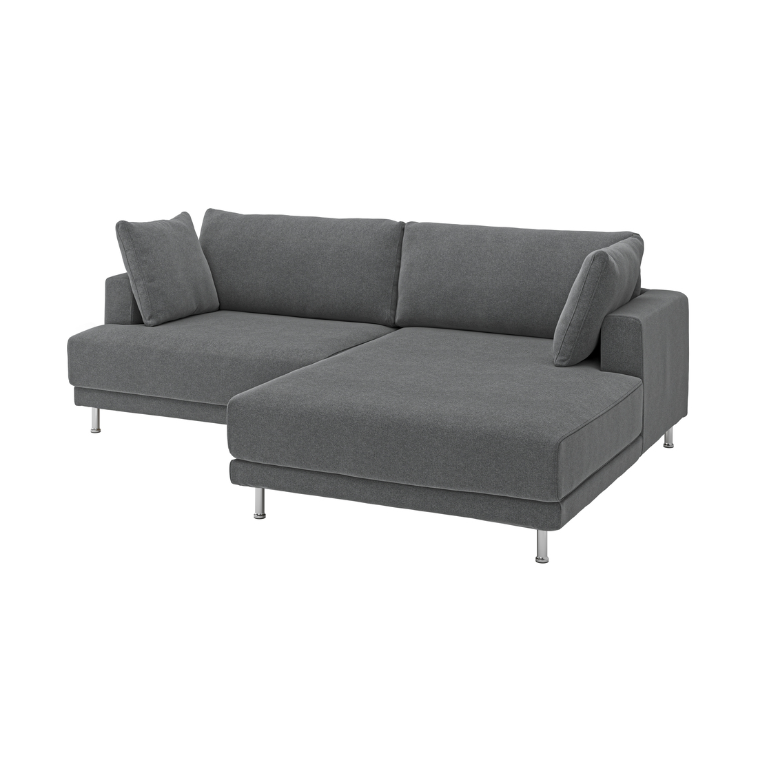 Selecciona variación de color: con chaise longue, drcha/Johanneshov gris oscuro