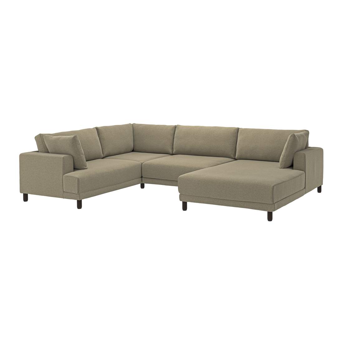 Selecciona variación de color: con chaise longue, drcha/Johanneshov marrón-beige