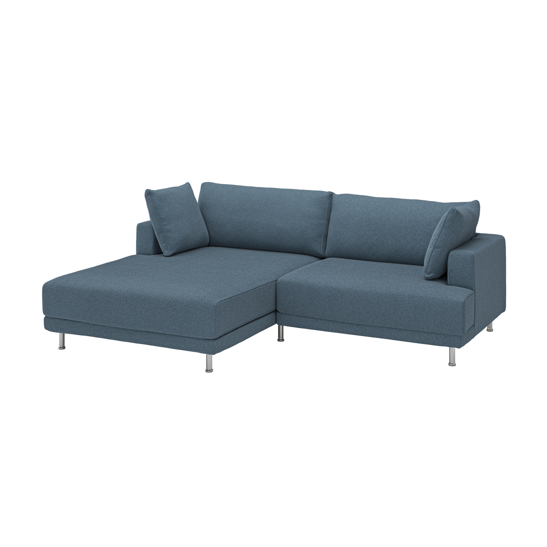 Selecciona variación de color: con chaise longue iqzda/Axvall azul grisáceo oscuro