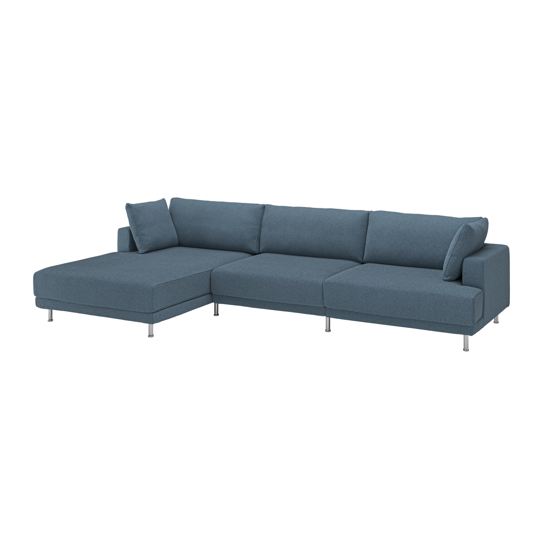 Selecciona variación de color: con chaise longue iqzda/Axvall azul grisáceo oscuro