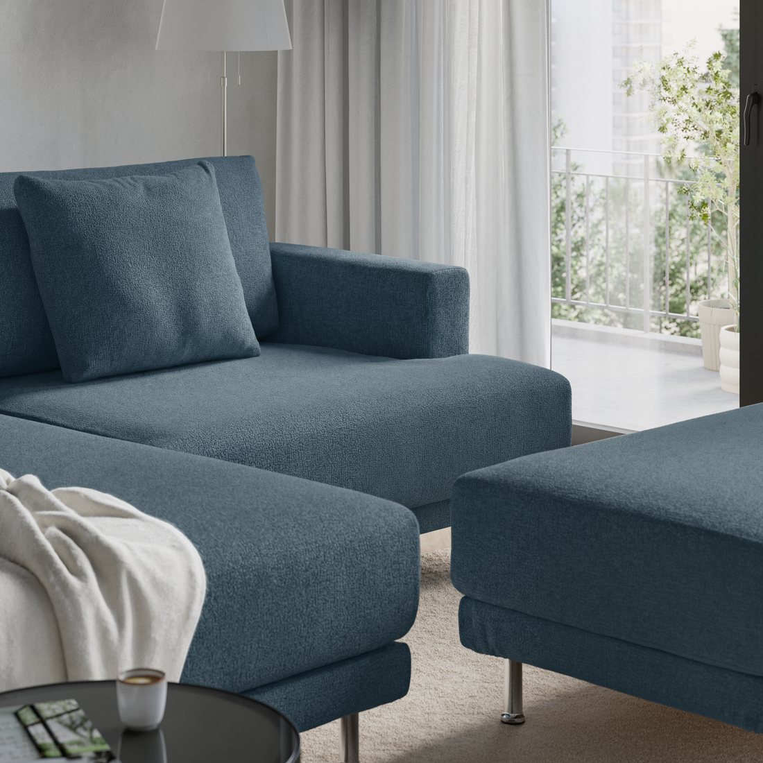 UPPÅKRA, sectional, 3-seat. 2 of 3 open dialog