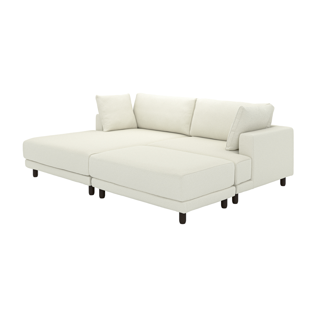 Selecciona variación de color: con chaise longue iqzda +reposapiés/Axvall color hueso