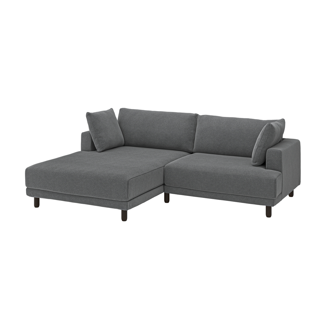 Selecciona variación de color: con chaise longue iqzda/Johanneshov gris oscuro