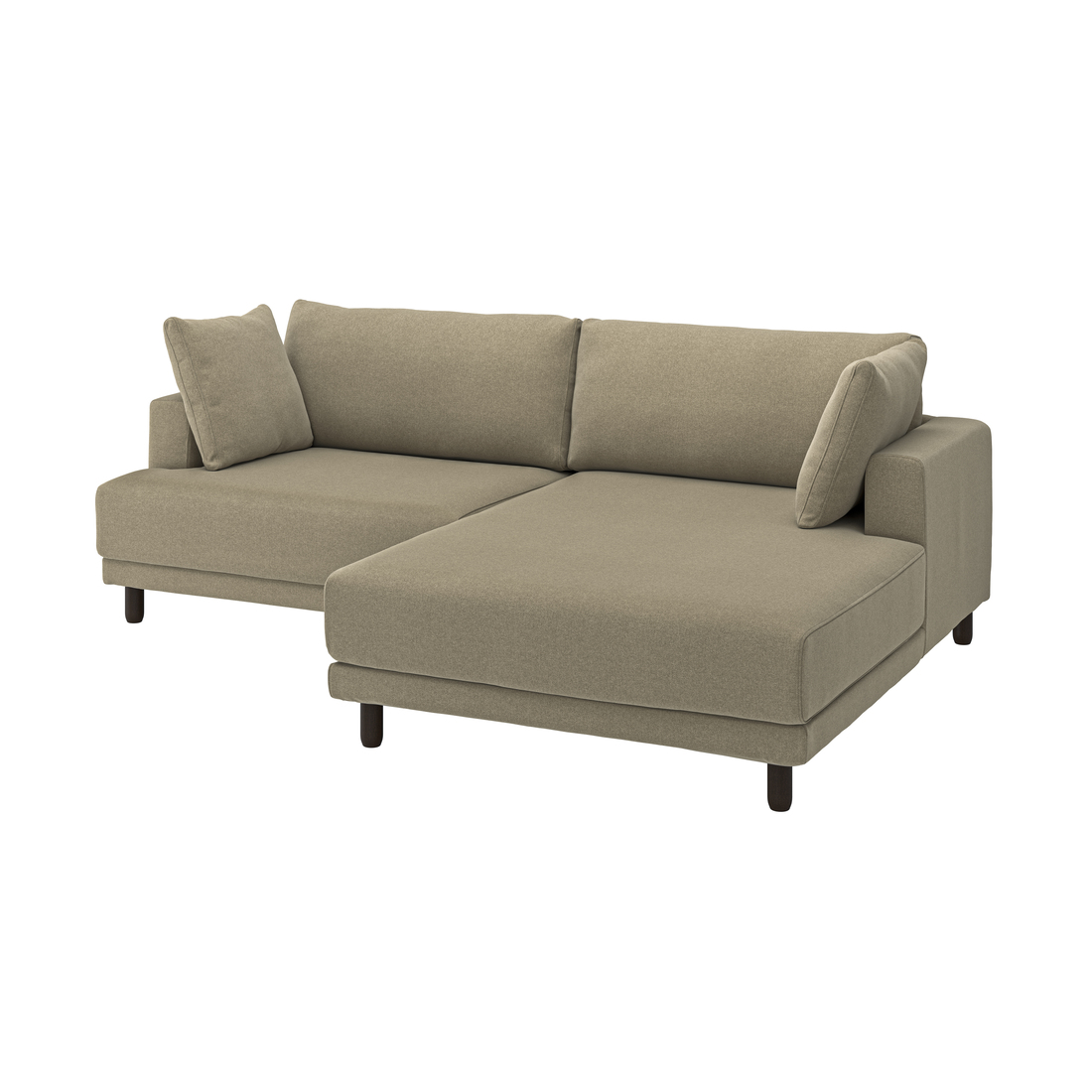 Selecciona variación de color: con chaise longue, drcha/Johanneshov marrón-beige