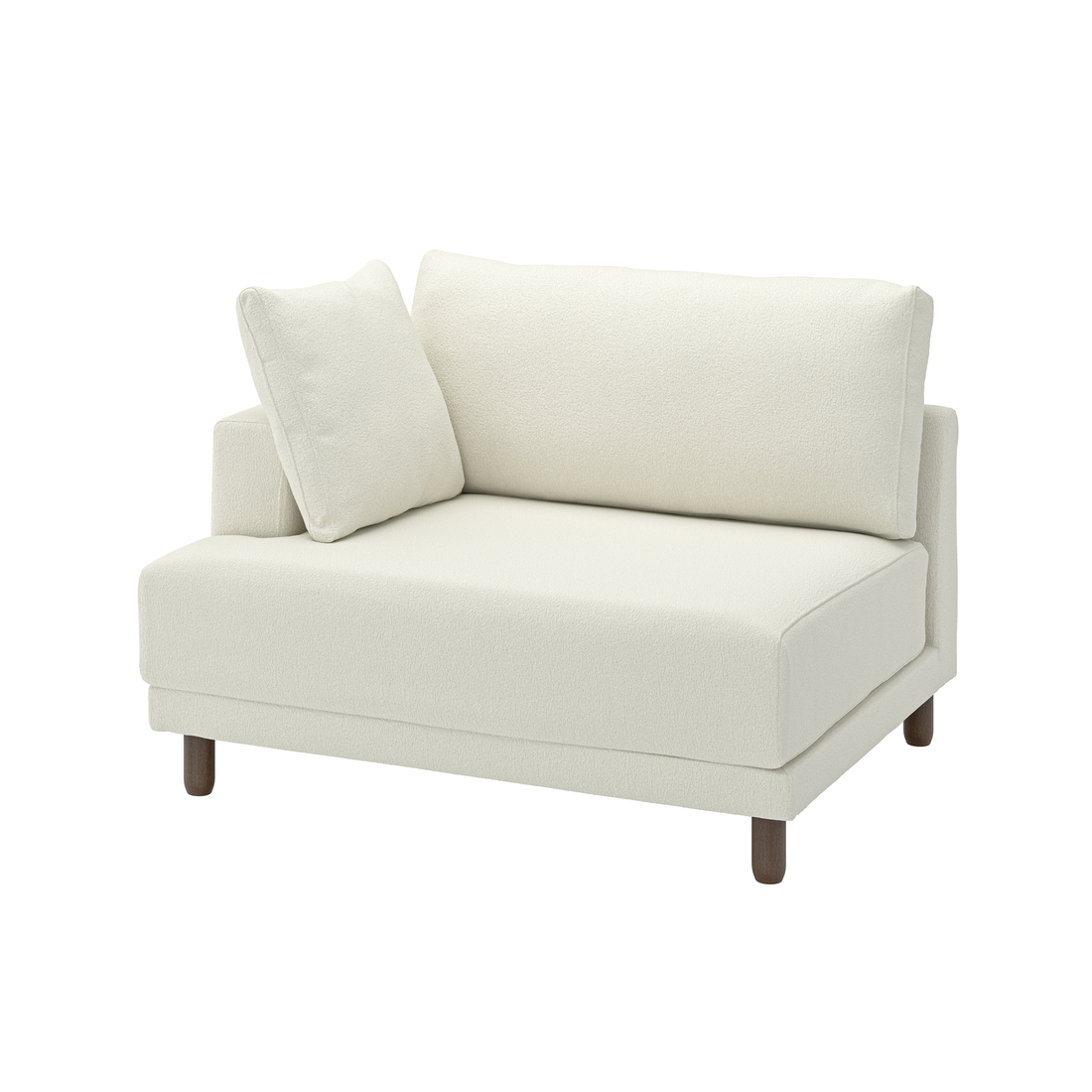 Select colour variation: with armrest left/Axvall off-white