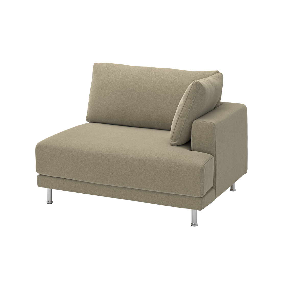 Select colour variation: with armrest right/Johanneshov brown-beige