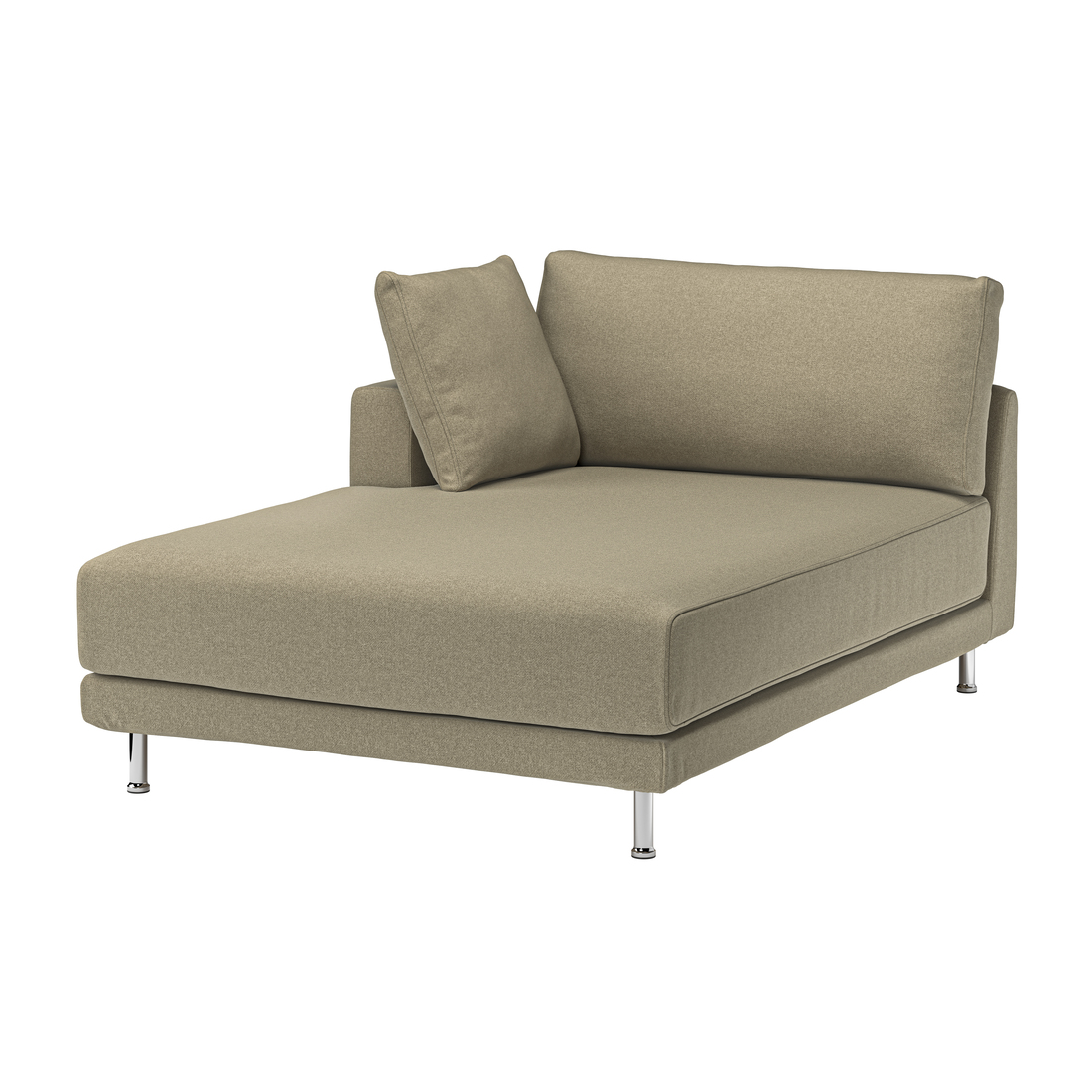 Select colour variation: with armrest left/Johanneshov brown-beige