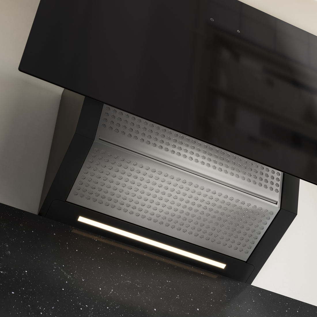 KNUVEBO, wall mounted range hood. 5 of 6 open dialog