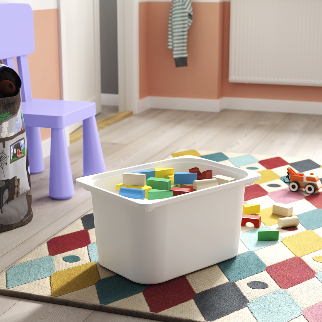 TROFAST, combinación almacenamiento+cajas. 4 de 4 abrir diálogo