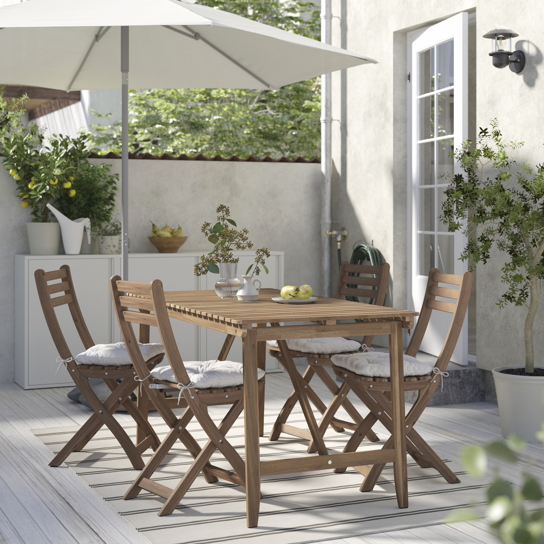 ASKHOLMEN, outdoor table. 2 of 6 open dialog