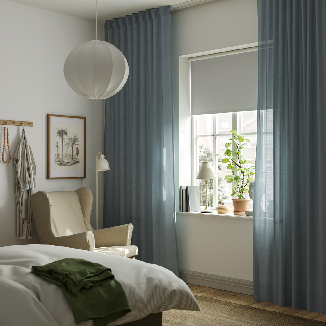 RITVA, curtains with tie-backs, 1 pair. 3 of 5 open dialog