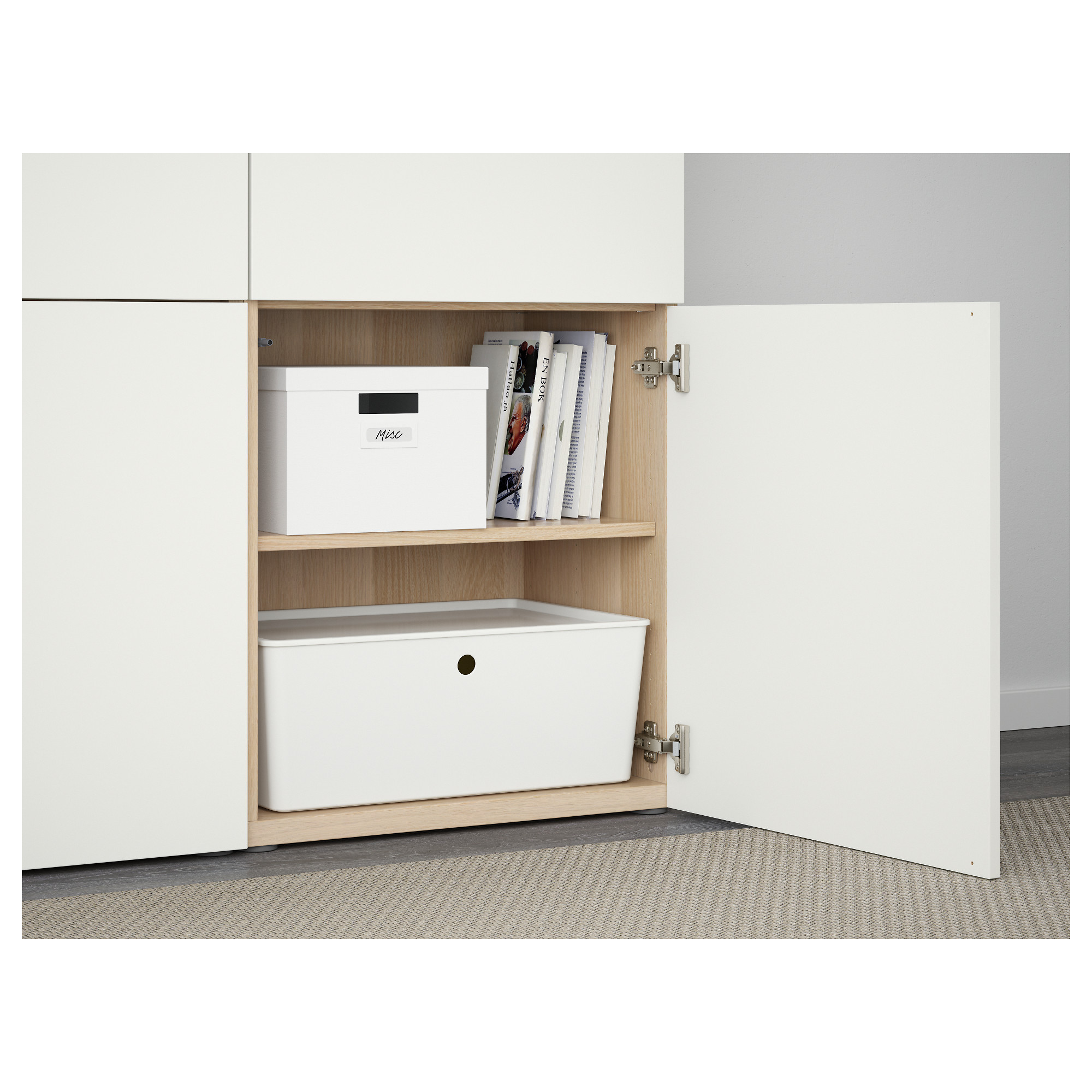 BESTÅ, storage combination with doors. 3 of 4 open dialog