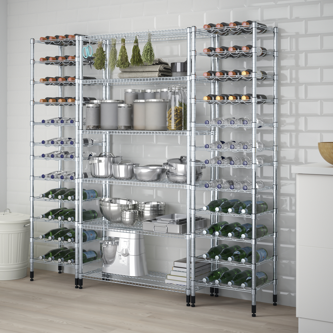 OMAR, indoor shelf/bottle shelving unit. 2 of 7 open dialog