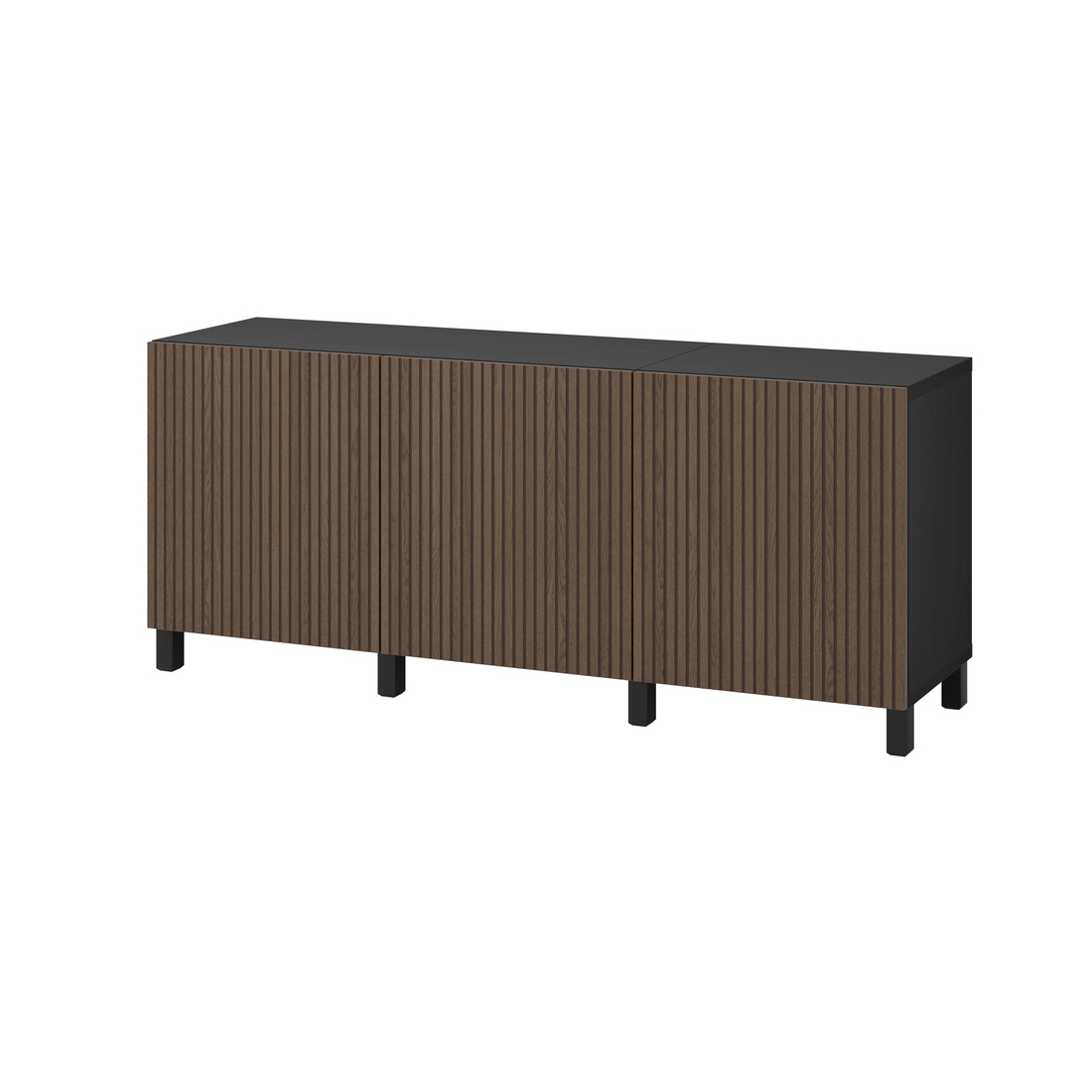 Select colour variation: Black-brown Björköviken / Stubbarp / brown stained oak veneer