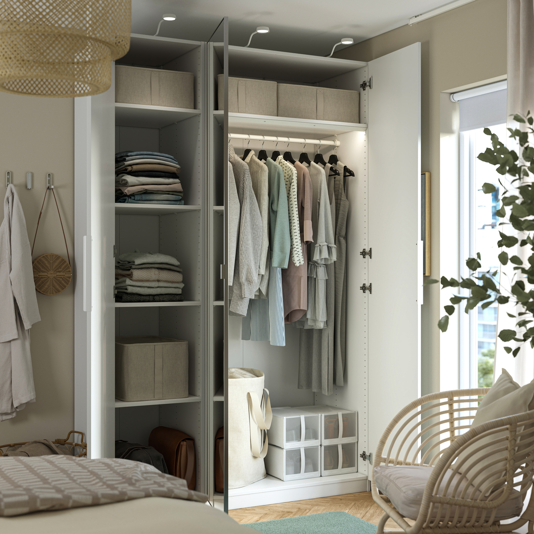 PAX / FORSAND / ÅHEIM, combinación de closet. 3 de 3 abrir diálogo