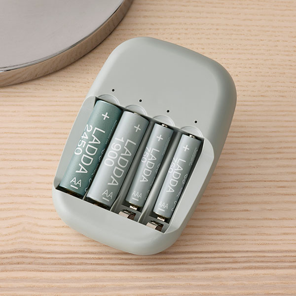 Cargador de pilas recargables