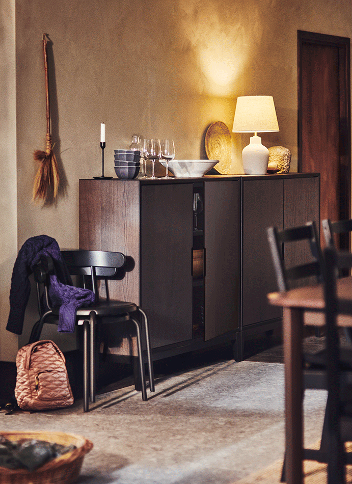 Aparador, marrón oscuro tinte