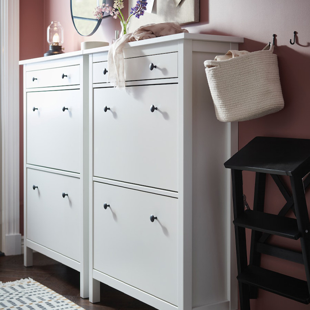 HEMNES Shoe cabinet with 2 compartments