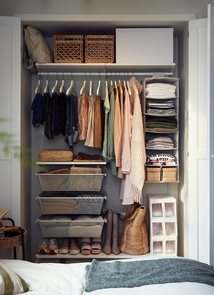 BOAXEL 2 section shelving unit