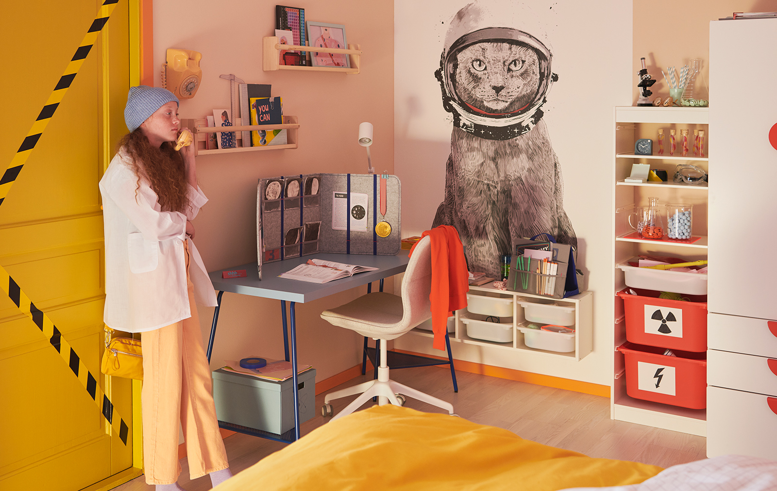Bedroom and study zone