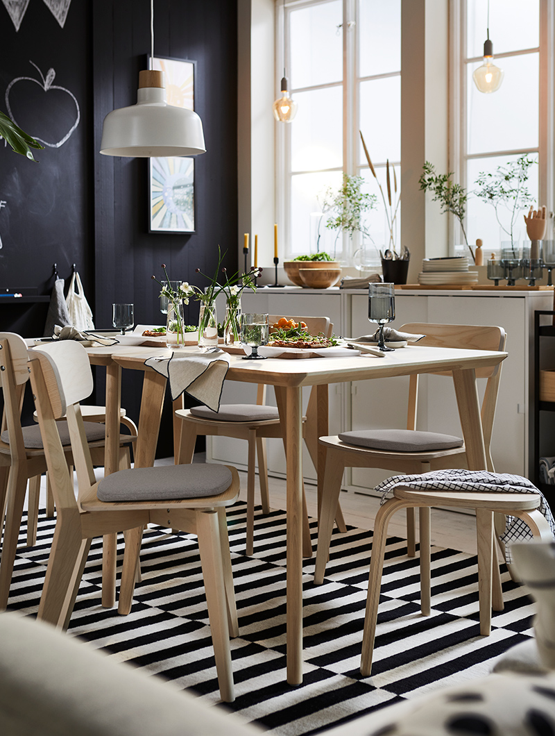 LISABO/LISABO Table and 2 chairs