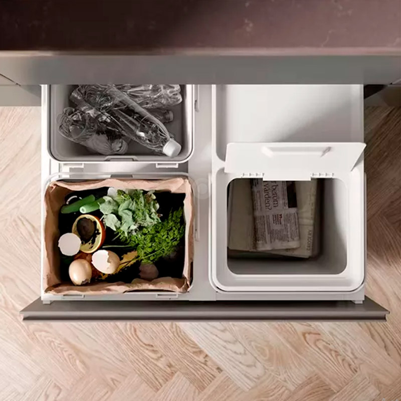 HÅLLBAR modular recycling system made from 70% recycled plastic