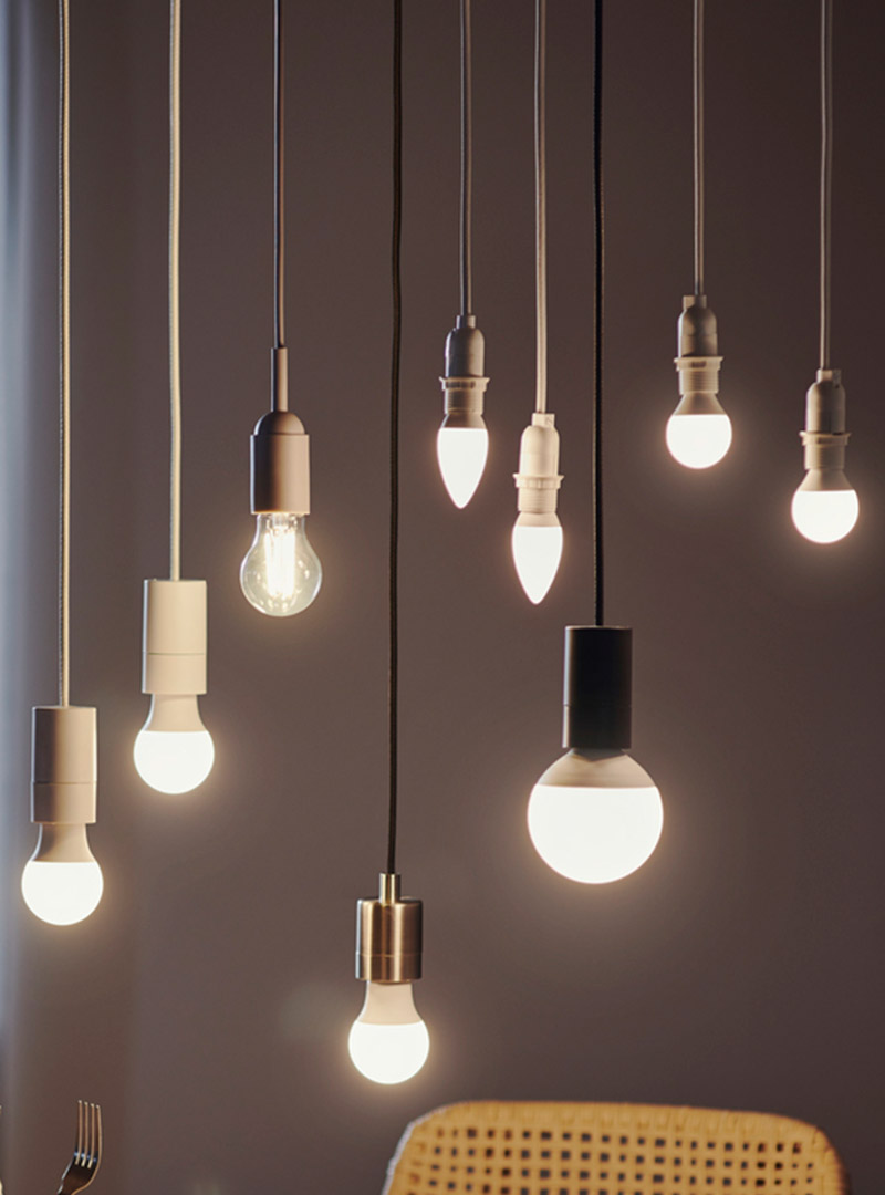  Energy-saving LED light bulbs, efficient and eco-friendly home lighting