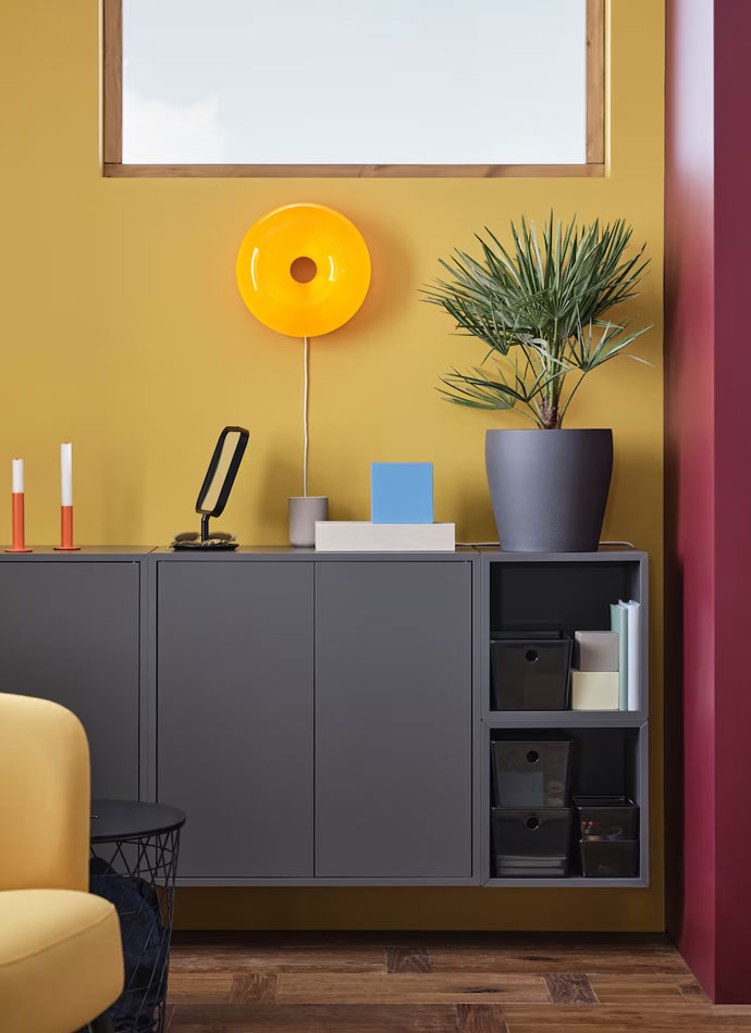 Cabinet on the living room
