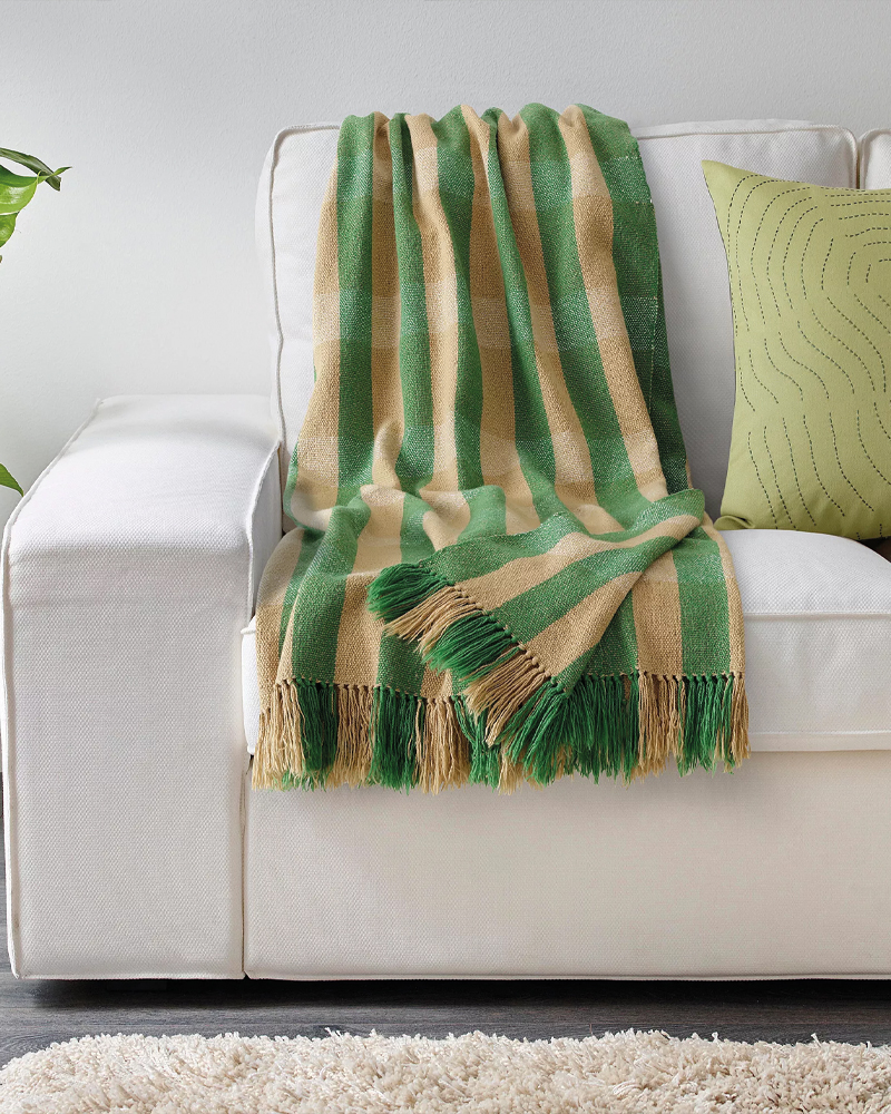 warm and fresh blankets, with joyful colors