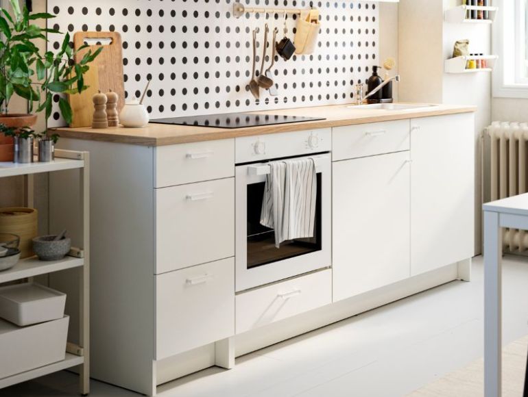 A kitchen designed for one… but ready for everyone
