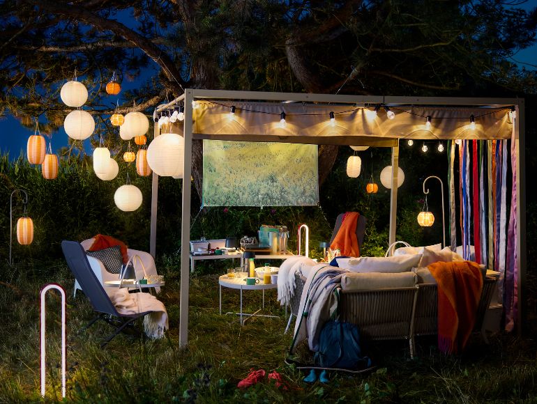Las noches de verano también se viven en el jardín 