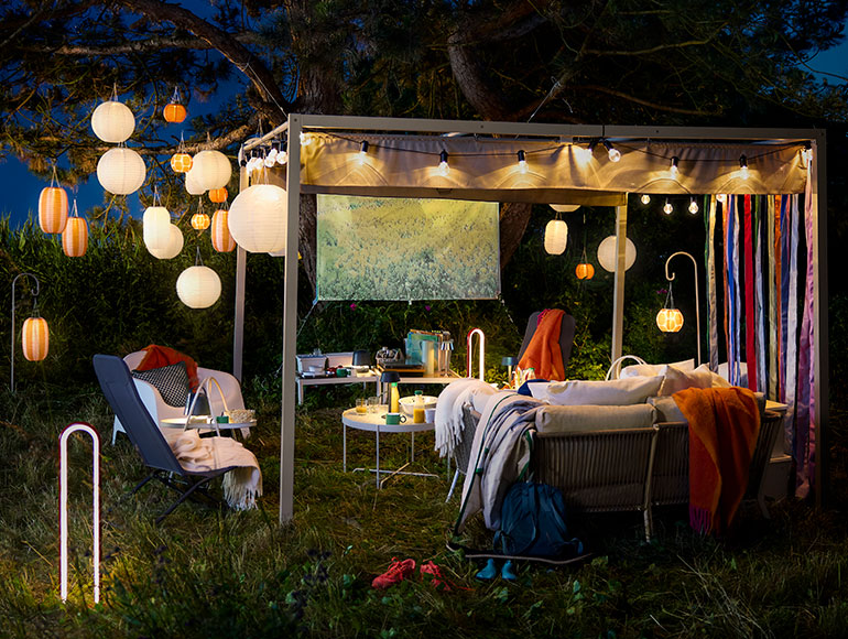 Cómo crear noches acogedoras en tu propio jardín