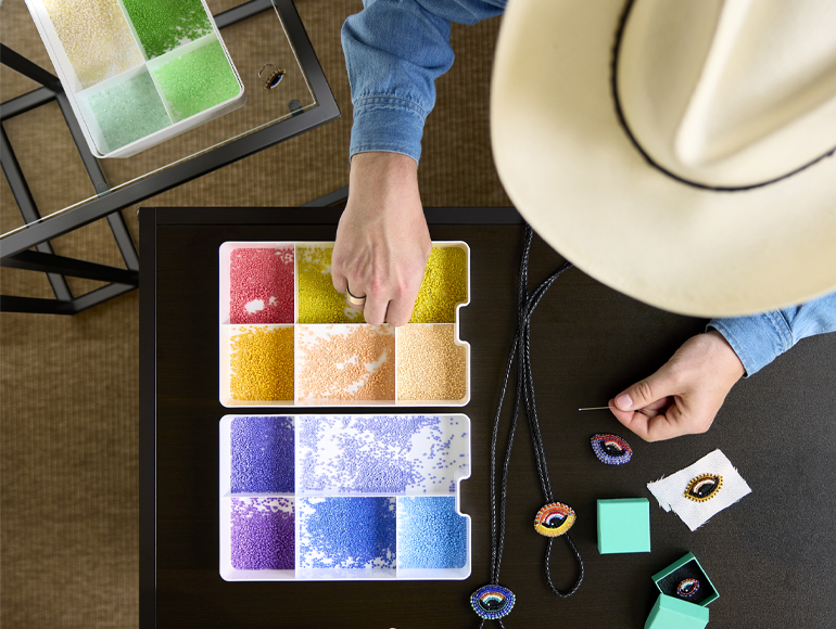 How to create a flexible hobby table setup that works for the whole family